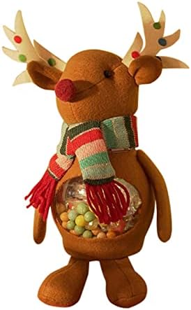 Jarra de balcão de Natal Papai Noel Snowman Candy jar