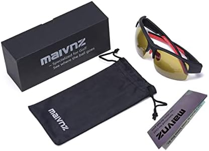 Maivnz de alta definição Golf Ball Finder Sport Glasses For Men Mulheres Golfe de Golfe Golfe Golf Golf Sports Eyewear Mz861