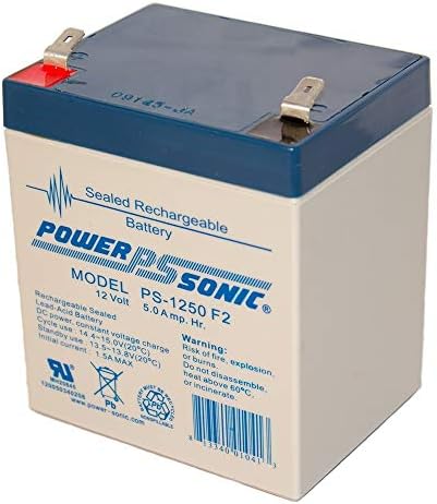 Power Sonic BB Bateria HR5.5-12-F2-12.00 Volt 5.00 Amph SLA Bateria