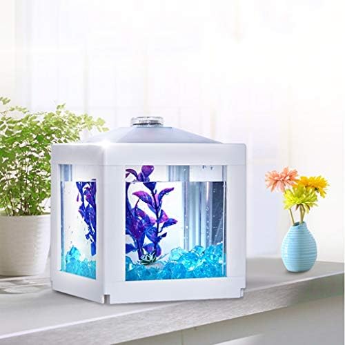Tanque de peixes/tanque de aquário Personalidade Creative acrílico de peixe cilindro aquário Aquário Desktop Sala