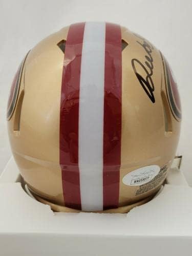 Deebo Samuel assinou San Francisco 49ers Speed ​​Mini Capacete JSA CoA - Mini capacetes da NFL autografados