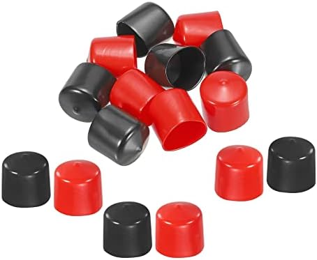 Meccanixity 20pcs Tampas de borracha Tampa de tampa 1 5/16 polegada Vinil parafuso Protetor de rosca para parafuso parafuso