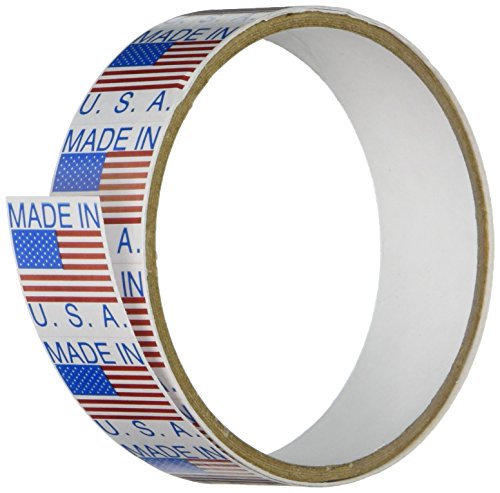 TapeCase Made in USA Label - 50 por pacote