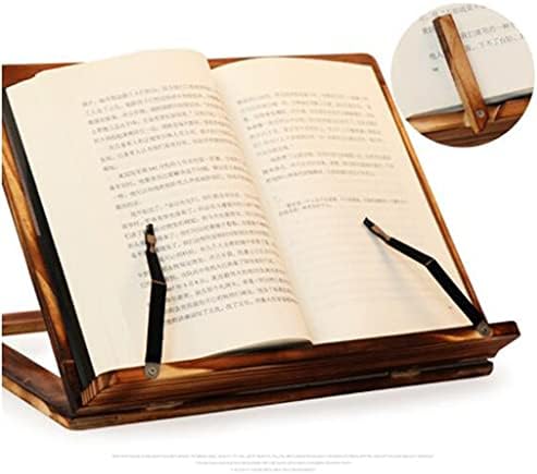 Só de livro de receitas dobráveis ​​genéricas, estante de leitura de moldura de madeira, suporte para suporte para comprimidos para