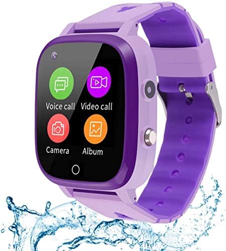 CJC 4G GPS Smart Watch Phone Para crianças, crianças perdidas anti -smartwatch IP67 suporta bate -papo por vídeo, mensagens, função