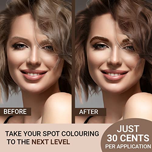 Mina Ibrow Henna Hair Color Graphite | Coloração natural e tingimento de cabelos em pó, água e mancha à prova | Sem