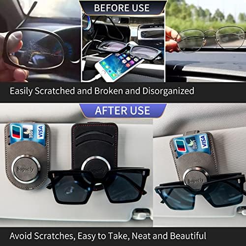Suporte universal de óculos de sol Visor para óculos de sol de carro para viseira de carro para vários óculos Clipe