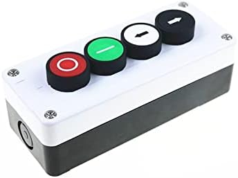 Ganyuu Start Stop Botão, botão de seta, caixa de botão à prova d'água de 4 orifícios e caixa de controle da caixa de