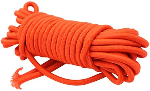 Diâmetro 3/16 polegadas, comprimento 25 pés Elastic com cordão elástico Elastic Nylon Cords de caiaque corda esticada de corda