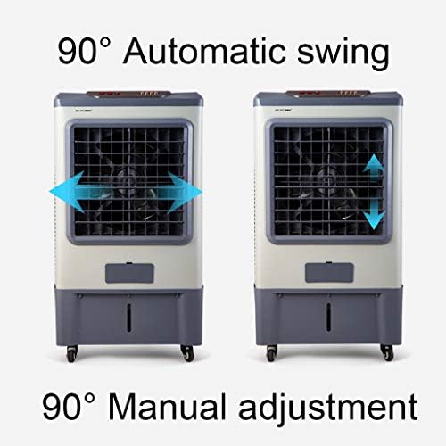 Cooler de ar evaporativo | Fan, umidificador, ar condicionado 3 em 1 | 45L Tanque de água grande | 3 velocidade do vento, economia