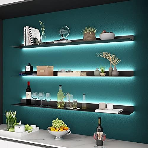 Yyfang Bookcase simples, forte capacidade de carga, espaço de planejamento razoável, aplicação de várias cenas, luzes LED emissoras