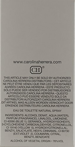 Carolina Herrera 212 Eau de Toilette Spray para homens, 1,0 fl. Oz