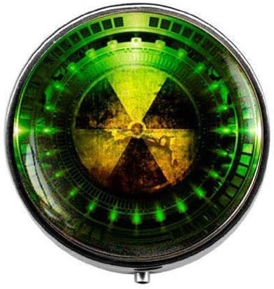 Radiação Símbolo de Radiação Caixa de Candros de Candros de Pílis Radioativa Química Física Jóia Sci Fi Ciência Fallout