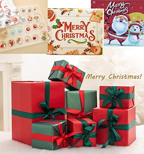 Calendário do Advento de Natal 2022, 24 dias Calendário de contagem regressiva de Natal, Bracelete de presente de ano novo de Natal Kit DIY para crianças/meninas/adolescentes