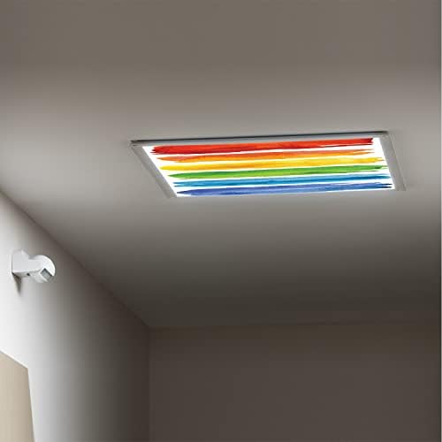 Tampas de luz fluorescente de Lorougei para painéis de difusor de luz de teto coloridos de luz-fluorescente de padrões