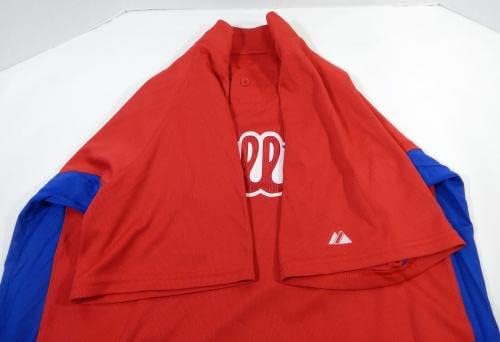 2007-10 Philadelphia Phillies Williams 44 Game usou Red Jersey ST BP 48 573 - Jogo usado MLB Jerseys