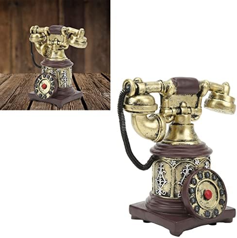 Artesanato telefônico antigo, fácil de transportar ornamentos decorativos de aplicação ampla de um telefone para café