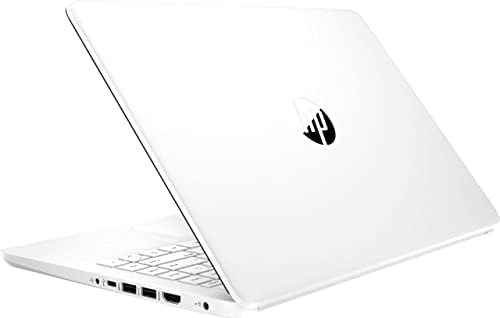 2022 HP Stream 14 polegadas Laptop, Intel Celeron N4020 Processador de núcleo dual, memória DDR4 de 4 GB, armazenamento de 128 GB, wifi, webcam, Bluetooth, Win10 s, Branca de Neve