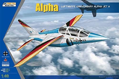 Kits de modelo cinético 1/48 alfa jet luffwaffe