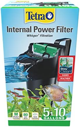 Tetra Whisper In-Tank Filter 40i com Bioscrubber-20-40 galões, preto