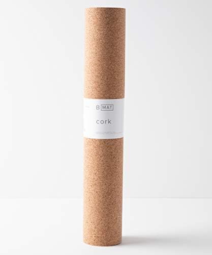 B Cork de Yoga 4mm B Mat, de cortiça / de borracha - para ioga, pilates, exercícios de treino e piso, 72