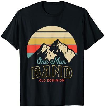 T-shirt antiga Dominion One Band Mountains