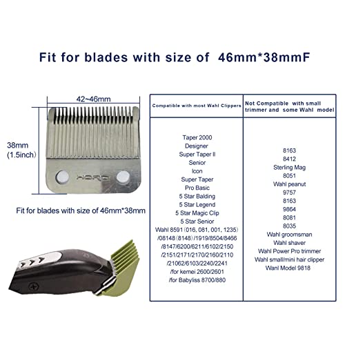 10 cores Profissional Hair Trimmer/Clipper Guard Combs Guide Combs Codificado Guias/Combos 3170-400- 1/16 ”a 1 -Great for Hair Clippers/Aparcents