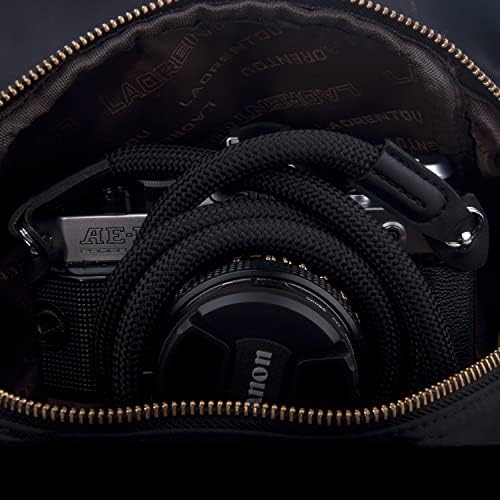 Corda de cinta da câmera, cinta de câmera compatível com Leica Sony Canon Fuji Nylon Camera Strap SLR DSLR Câmeras sem espelho