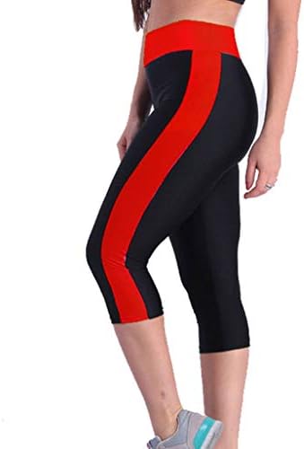 Treino feminino Capri Yoga Leggings Cantura alta