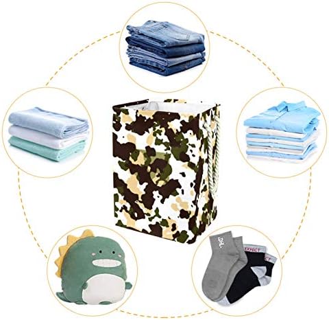 19.3 cesto de lavanderia livre cesto sujo cesto dobrável para um padrão de camuflagem do escritório da Universidade de Berçário da casa