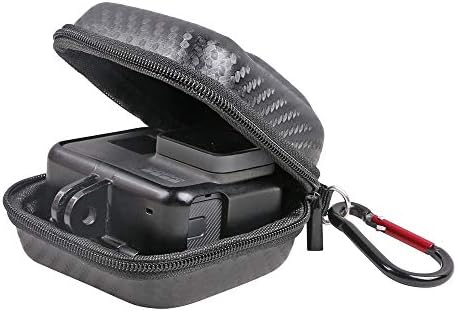 Mini estojo de transporte rígido para a GoPro Hero 10 Black, Hero 9/8/7 // 6/5 preto, saco de armazenamento de proteção dura
