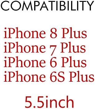 【Modelo atualizado】 Anti-Dropping Protective Protection Shell iPhone Capa para iPhone 8 Plus ou iPhone 7 Plus ou iPhone 6 Plus ou iPhone