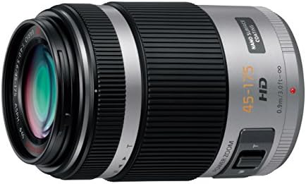 Panasonic H-Ps45175-S Lens de zoom telefoto para micro quatro terços lumix g x vario pz 45-175mm/f4.0-5.6 asph./power o.i.s. Prata