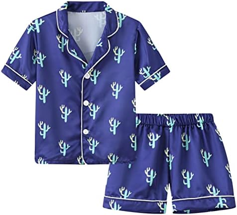 Conjuntos de meninos t bebês roupas roupas estampares shorts roupas de dormir para criança conjunto de meninos camisa de pijama robe