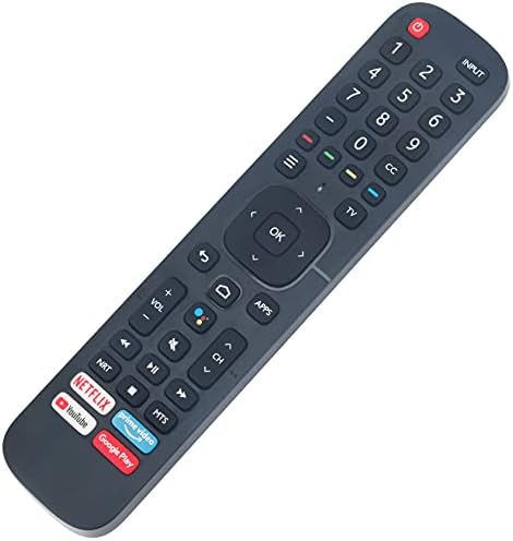 ERF2G60H Replacement Remote Control fit for Hisense TV 55U6EU 43H6570F 43H6590F 50H8F 50H6570G 43H6570G 65H8G 65H9G 65H6510G 65Q9G