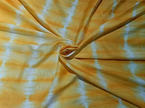 Tencel Dobby Tie Dye Amarelo x Branco [mármore] Impressão colorida ~ 58 de largura vendida pelo quintal tie_dye_11604