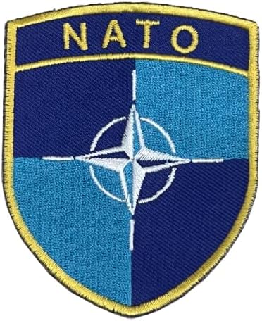 A-One OTAN Logo emblema Patches + pino de emblema de bandeira de metal militar tcheco, apliques para boné de beisebol para fora