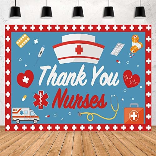 Xckali obrigado enfermeiro Antecedentes da semana de enfermagem Festa interna e externa festas comemorando enfermeiras graduadas em suprimentos de foto 7x5ft