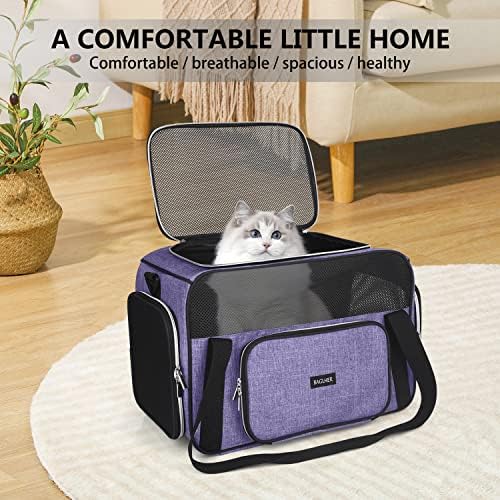 Baglher Pet Travel Transportador, transportador de gatos portador de cães para pequenos gatos médios cachorros de cachorro,