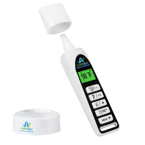 Pacote de termômetro infravermelho não contato para adultos, termômetro de testa adulto sem toque.