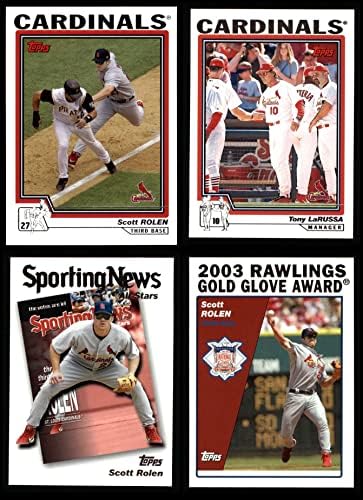 2004 Topps St. Louis Cardinals quase completo Equipe do St. Louis Cardinals NM/MT Cardinals