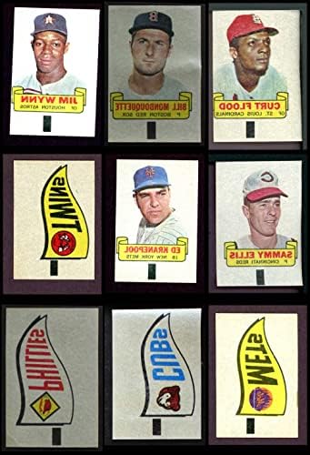 1966 Topps esfrega Offs Baseball Parcial Complete Conjunto VG/Ex+