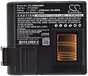 Bateria de impressora portátil de 5200mAh para QLN420 ZQ630 P1040687 P1050667-016 BTRE-MPP-68MA1-01