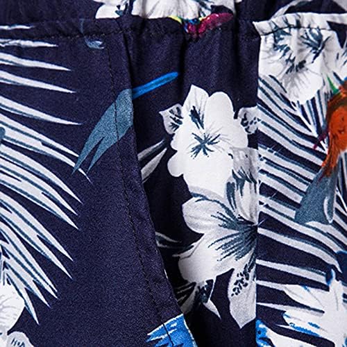 Button Hawaiian Down Flower camisa 2 peças roupas tropicais verão solto ajuste camisas de manga curta tops e shorts