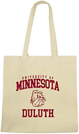 W Universidade da República de Minnesota Duluth Bulldogs Seal College Tote Bag