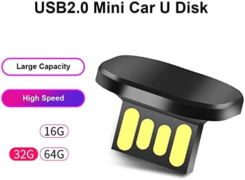 Marca: Akxesoriez 64 GB Mini Flash Drive Short Car Disco U Pendrive Memória USB Stick USB 2.0 CHIP UDP CURTO FLASH FLASH 16GB 32GB