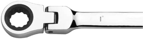 Chave de catraca com cabeça flexível de 1 polegada de 1 polegada de 1 polegada, caixa de estacas, cabeceira de estacas de