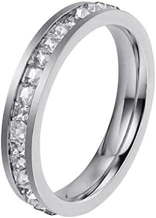 Anéis de casamento e noivado para mulheres revestidas de zircônia cúbica anéis de super noivado para mulheres prometem
