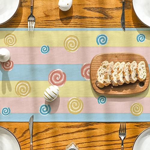 Modo Artóide listras de cenoura coelhinha de boneca de páscoa de páscoa, decoração sazonal de mesa de jantar de cozinha para festa