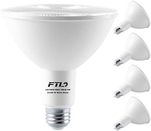 FTL Sensor de movimento lâmpada de lâmpada ao ar38 LED 15W 5000K DIA DIA 1600LM ARVO